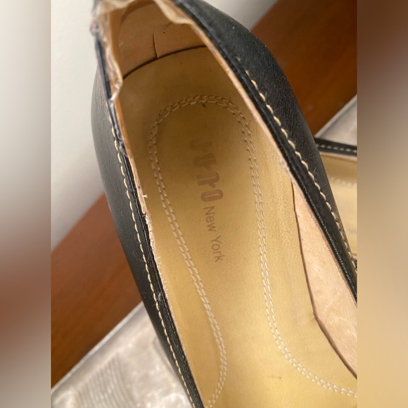 Juno New York flats with geometric stitch detail - Picture 3 of 7